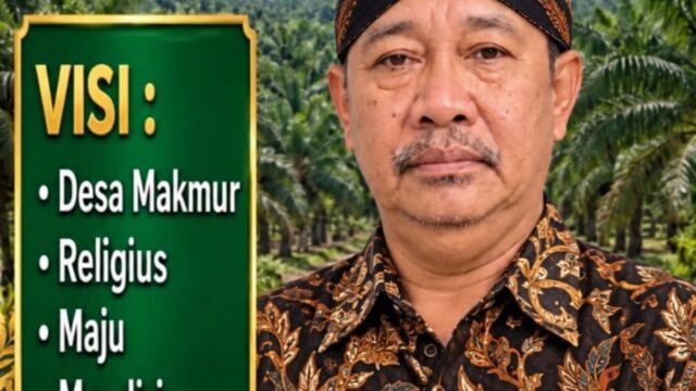 Wasito Calon Kades Makmur No Urut 03 Usung Visi Desa Religius, Maju, Mandiri dan Sejahtera Berkelanjutan